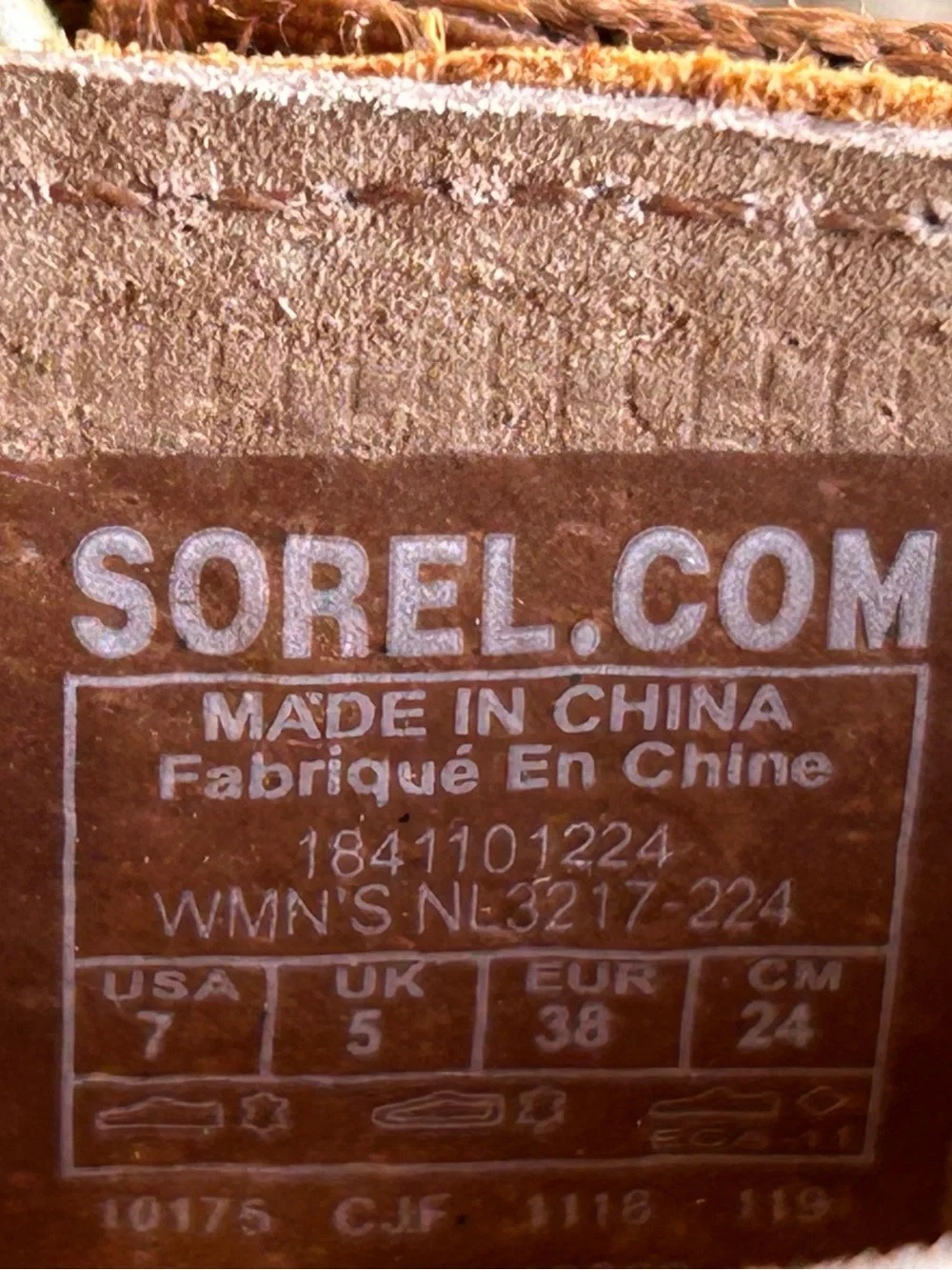 New! Womens SOREL Joanie II Leather Ankle Strap Wedge Sandals sz 7